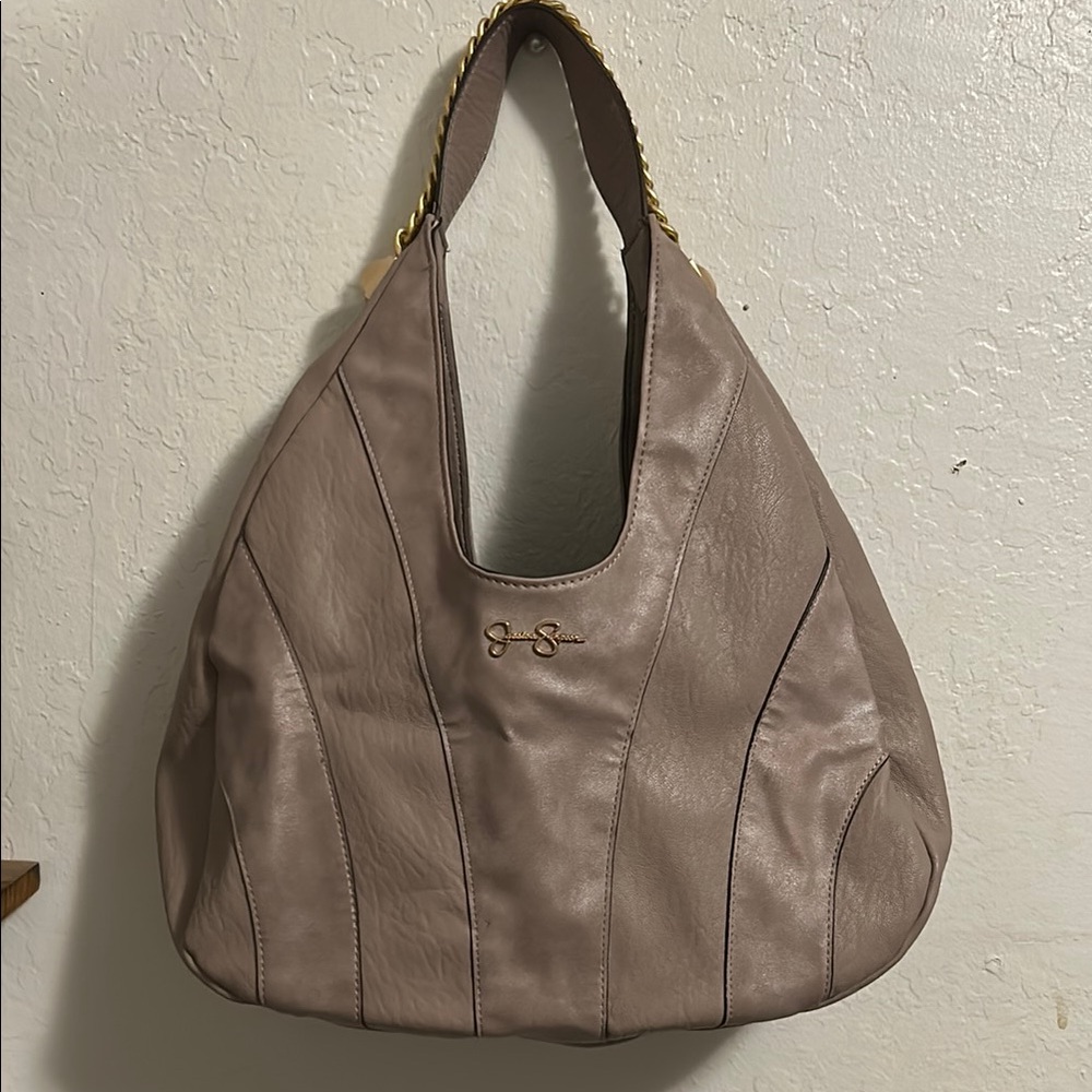 Jessica Simpson Tan Hobo Bag with Slouchy Silhouette
